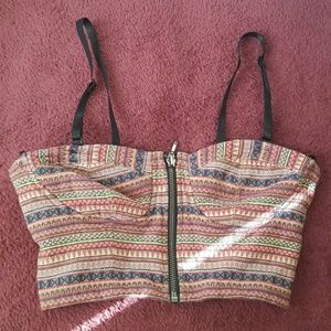 Cute forever 21 bustier top!